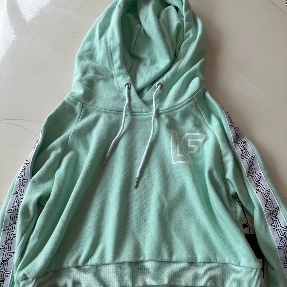 LF Cropped Teal Sweatshirt